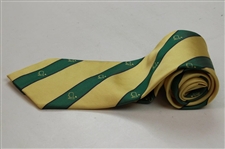 Augusta National Golf Club Gold & Green w/Thin Navy Stripes Masters Necktie