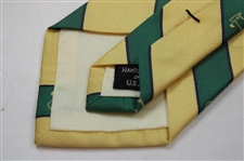 Augusta National Golf Club Gold & Green w/Thin Navy Stripes Masters Necktie