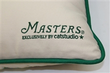 Masters Tournament Catstudio Embroidered Augusta & Masters Landmarks w/Layout Decorative Pillow
