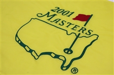 2001 & 2019 Masters Tournament Embroidered Flags - Tiger Woods Winner