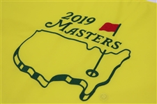 2001 & 2019 Masters Tournament Embroidered Flags - Tiger Woods Winner