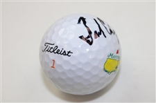 Fred Couples Signed Masters Logo Golf Ball & Augusta National Scorecard JSA ALOA