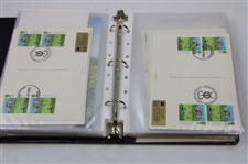 Notebook Containing Various FDC, Stamps, Pamphlet