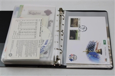 Notebook Containing Various FDC, Stamps, Pamphlet