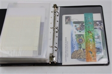 Notebook Containing Various FDC, Stamps, Pamphlet