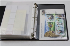 Notebook Containing Various FDC, Stamps, Pamphlet