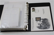 Notebook Containing Various FDC, Stamps, Pamphlet