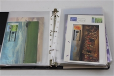 Notebook Containing Various FDC, Stamps, Pamphlet