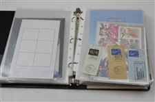 Notebook Containing Various FDC, Stamps, Pamphlet