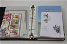 Notebook Containing Various FDC, Stamps, Pamphlet