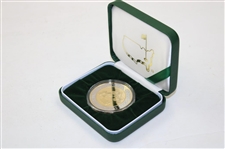 2025 Masters Tournament Ltd Ed Silver Coin #305/750 in Box w/Card - Hole 2 Pink Dogwood