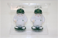 Masters Tournament Twin Caddie Gnomes Salt & Pepper Shakers in Original Box