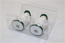 Masters Tournament Twin Caddie Gnomes Salt & Pepper Shakers in Original Box