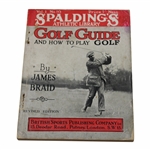 Revised Edition Spaldings Athletic Library Golf Guide And How To Play Golf Book by James Braid