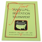 1934 Annual Invitation Tournament (First Masters) Reproduction Program