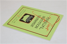 1934 Annual Invitation Tournament (First Masters) Reproduction Program
