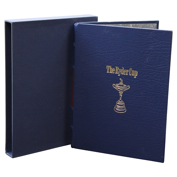 1989 The Ryder Cup The Illustrated History Authors Presentation Copy 9/95 Signed by Authors Hobbs & Alliss