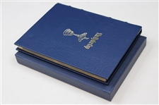1989 'The Ryder Cup The Illustrated History' Authors Presentation Copy 9/95 Signed by Authors Hobbs & Alliss