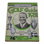 1931 Spaldings Athletic Library No 3X Book