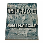 1940 Spaldings Athletic Library How To Play Golf Book by Bobby Jones