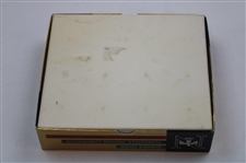 Byron Nelson Signed Cut Card w/Northwestern Byron Nelson Slipstream Golf Ball Box w/Balls JSA ALOA