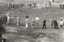 1929 Walter Hagen 'Draws A Crowd In Medal Play' at Hillcrest CC AP Press Photo