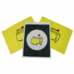 2013 & 2018 Masters Tournament Flags w/Green & White Masters Undated Flag - Embroidered