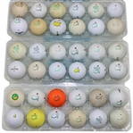 Thirty-Six (36) Assorted Masters Tournament Logo Golf Balls