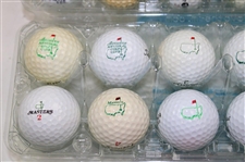 Thirty-Six (36) Assorted Masters Tournament Logo Golf Balls