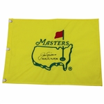 Jack Nicklaus Signed Undated 1998 Masters Tournament Embroidered Flag w/Years Won JSA ALOA