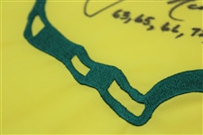 Jack Nicklaus Signed Undated '1998' Masters Tournament Embroidered Flag w/Years Won JSA ALOA