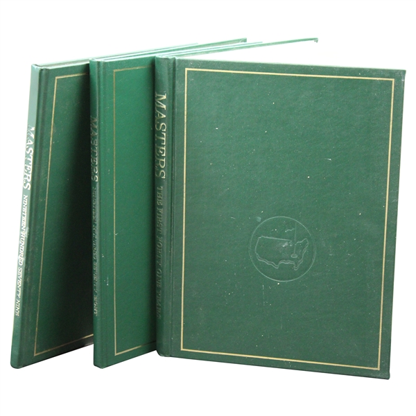 The Masters First 41 Years, 1978 & 1979 Green Tournament Annual Books - First Three!