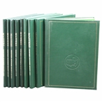 1980-1989 Masters Tournament Green Annual Books - Missing 1986 - Nine (9)