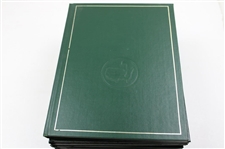 1980-1989 Masters Tournament Green Annual Books - Missing 1986 - Nine (9)