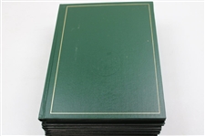 1980-1989 Masters Tournament Green Annual Books - Missing 1986 - Nine (9)