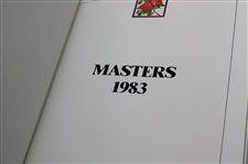 1980-1989 Masters Tournament Green Annual Books - Missing 1986 - Nine (9)