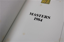 1980-1989 Masters Tournament Green Annual Books - Missing 1986 - Nine (9)