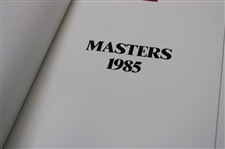 1980-1989 Masters Tournament Green Annual Books - Missing 1986 - Nine (9)