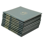 2000-2009 Masters Tournament Green Annual Books Including 2001, 2002 & 2005 - Ten (10)