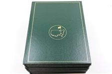 2000-2009 Masters Tournament Green Annual Books Including 2001, 2002 & 2005 - Ten (10)