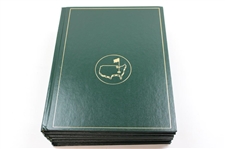 2000-2009 Masters Tournament Green Annual Books Including 2001, 2002 & 2005 - Ten (10)