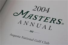 2000-2009 Masters Tournament Green Annual Books Including 2001, 2002 & 2005 - Ten (10)