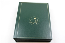 2000-2009 Masters Tournament Green Annual Books Including 2001, 2002 & 2005 - Ten (10)