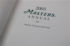 2000-2009 Masters Tournament Green Annual Books Including 2001, 2002 & 2005 - Ten (10)