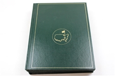 2000-2009 Masters Tournament Green Annual Books Including 2001, 2002 & 2005 - Ten (10)