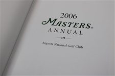 2000-2009 Masters Tournament Green Annual Books Including 2001, 2002 & 2005 - Ten (10)