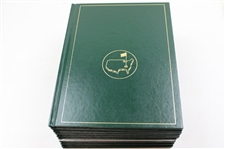 2010-2019 Masters Tournament Green Annual Books Including 2019 - Ten (10)