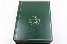 2010-2019 Masters Tournament Green Annual Books Including 2019 - Ten (10)