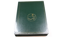 2010-2019 Masters Tournament Green Annual Books Including 2019 - Ten (10)
