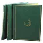 2020-2022 Masters Tournament Green Annual Books - Three (3)